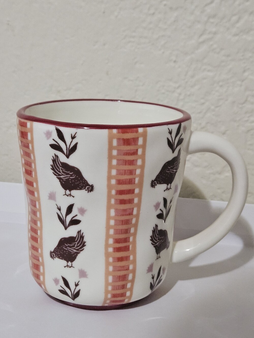 Anthropologie Chicken Mug